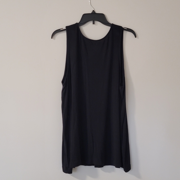DKNY Black Sleeveless Tank Top Blouse XL - Picture 5 of 5